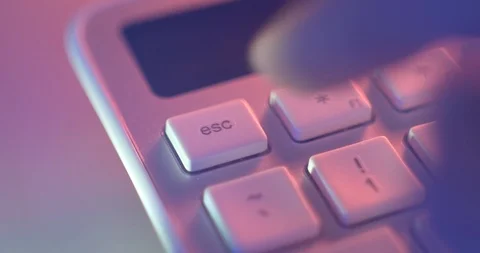 Pressing the Escape key Stock Footage 89515267