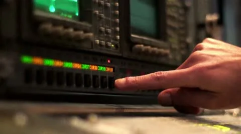 Pressing intercom buttons  Stock Footage 22397569