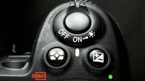 Pressing the shutter button on the camera Stock Footage 78915350