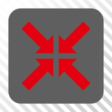 Pressure Arrows Rounded Square Button Stock Illustration