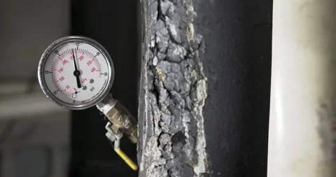 PRESSURE GAUGE 01 Stock Footage 140362886