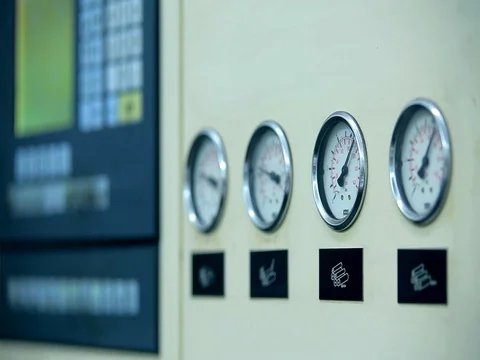 Pressure gauge Stock Footage 85278340