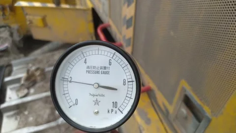 Pressure gauge Stock Footage 313420853
