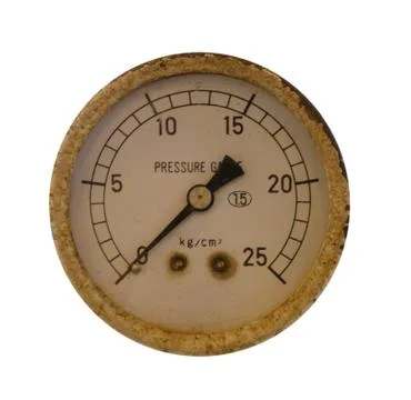 Pressure gauge Foto stock