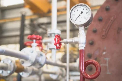 Pressure gauge Stock Photos