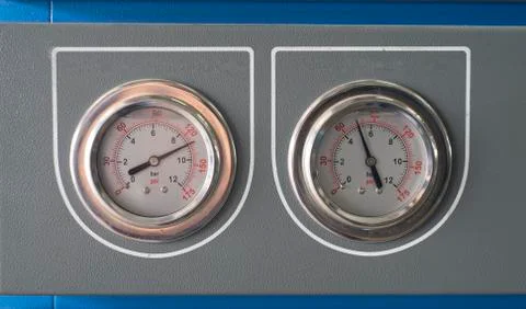 Pressure gauge Stock Photos