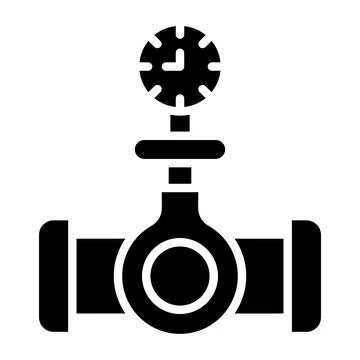 Pressure gauge Vector Icon Design Illustration Stock Illustration