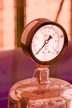 Pressure gauges Stock Photos