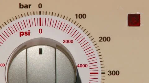 Pressure, gray, 3000 psi Stock Footage 20729920
