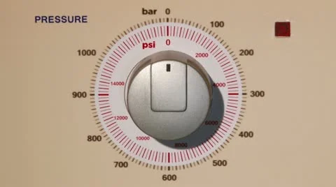 Pressure, gray, bar psi Stock Footage 20725741