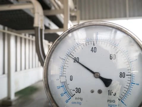 Pressure guage Stock Photos