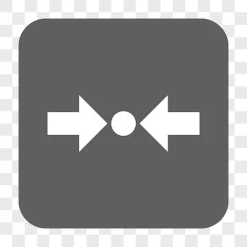 Pressure Horizontal Rounded Square Button Stock Illustration