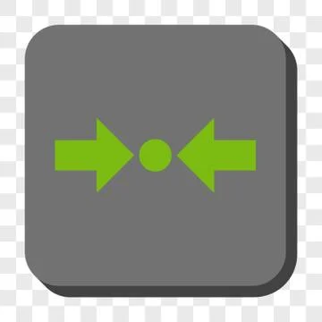 Pressure Horizontal Rounded Square Button Stock Illustration