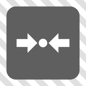 Pressure Horizontal Rounded Square Button Stock Illustration