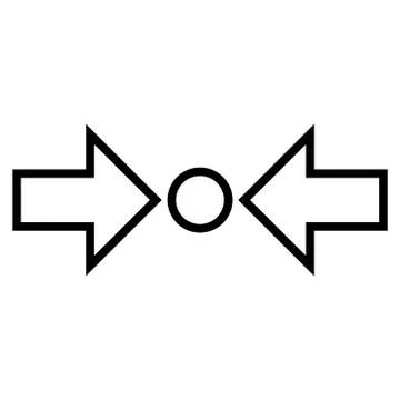 Pressure Horizontal Stroke Vector Icon Stockillustratie
