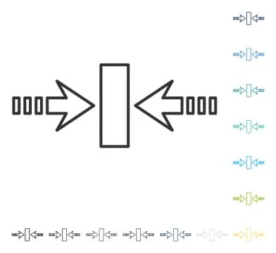 Pressure Horizontal Vector Icon Stock Illustration