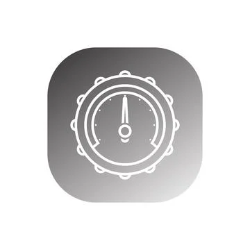 Pressure indicator icon vector Stock Illustration