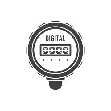 Pressure indicator icon vector Illustrazione stock