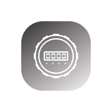 Pressure indicator icon vector Stock Illustration