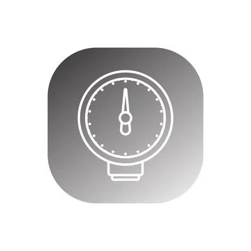 Pressure indicator icon vector Stock Illustration