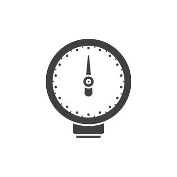Pressure indicator icon vector Stock Illustration