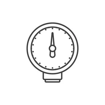 Pressure indicator icon vector Stock Illustration