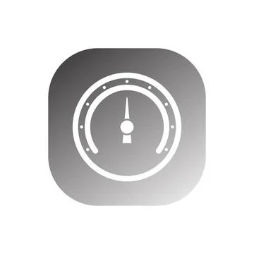 Pressure indicator icon vector Stock Illustration