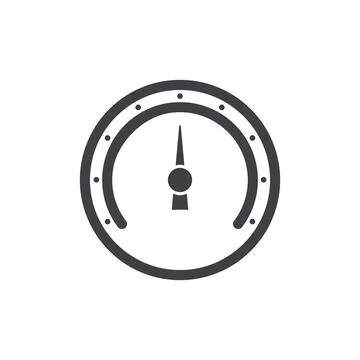 Pressure indicator icon vector Stock Illustration