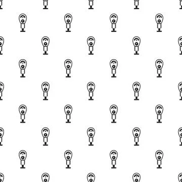 Pressure measurement pattern, simple style Illustrazione stock