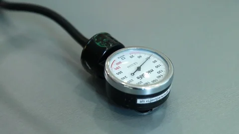Pressure measurements. Stock Footage 119173920