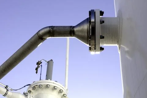 Pressure pipe conection Foto stock