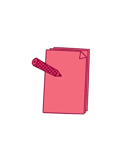 Pressure popping animation of comic book style quirky cartoon paper and penci Stock Footage 324266469