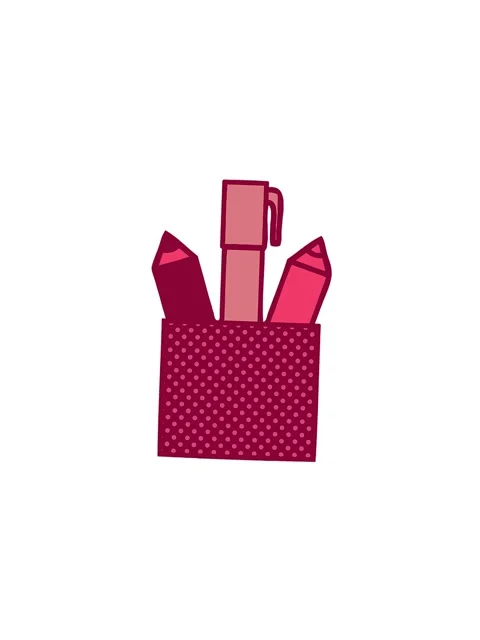 Pressure popping animation of comic book style cartoon of a pencil pot 스톡 동영상 324310341