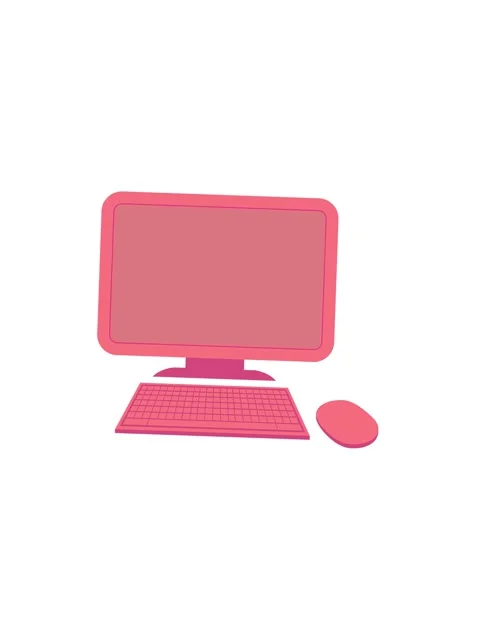 Pressure popping animation of computer with wireless mouse and keyboard Stock Footage 324290227