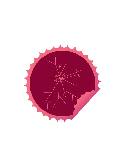 Pressure popping animation of cracked screen graphic vector illustration ro.. Stock Footage 324234553