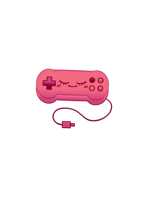 Pressure popping animation of gradient shaded cartoon of a game controller Video stock 324112838