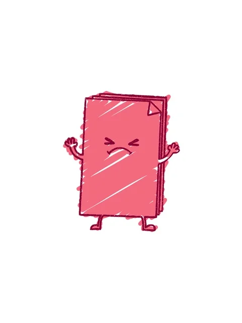 Pressure popping animation of Paper Stack Chalk Drawing Vídeos de archivo 324268543