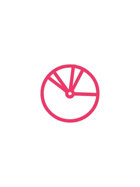 Pressure popping animation of pie chart symbol icon Stock Footage 324474156