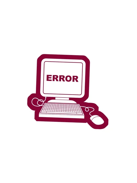 Pressure popping animation of vector icon illustration of a computer error Stock Footage 324447933