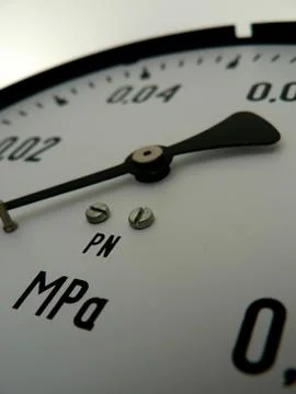 Pressure reading 스톡 사진