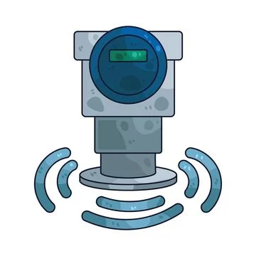 Pressure sensor illustration Stock Illustration