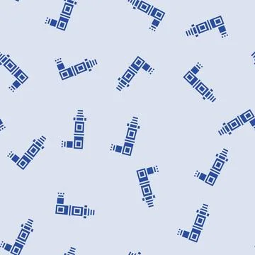 Pressure sensor module glyph seamless pattern Stock Illustration