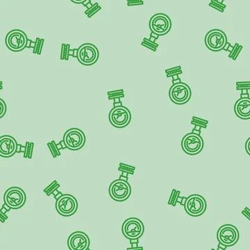 Pressure sensor module line vector seamless pattern Stock Illustration