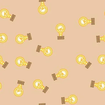 Pressure sensor module vector seamless pattern イラスト素材