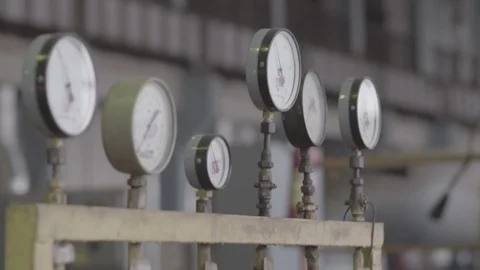 Pressure sensors in the engine room Stock Footage 78799049