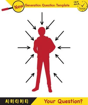 Pressure of solids Stock Illustration