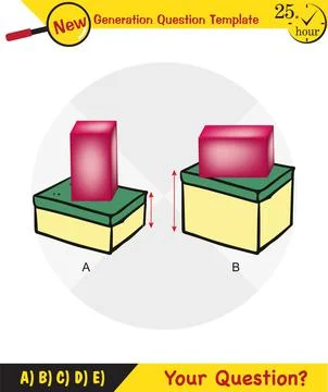 Pressure of solids Illustrazione stock