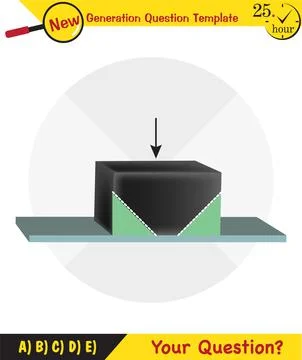 Pressure of solids Stock Illustration