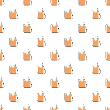 Pressure sprayer backpack garden tool seamless pattern Stock Illustration