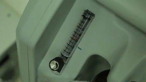 Pressure termometer in the altitude camera Stock Footage 74380426